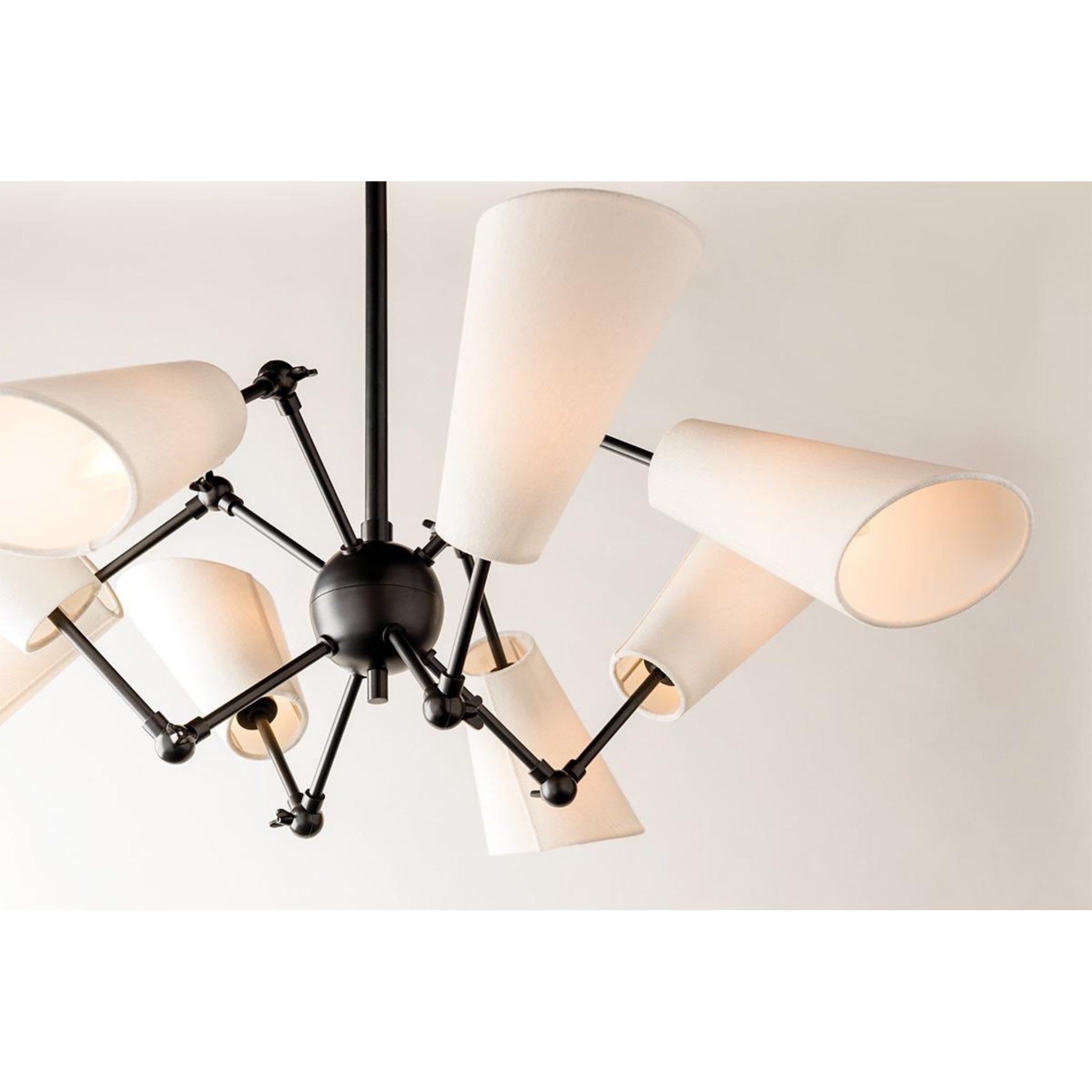 Buckingham 12-Light Chandelier in Aged Brass 54L x 54W x 23.5H