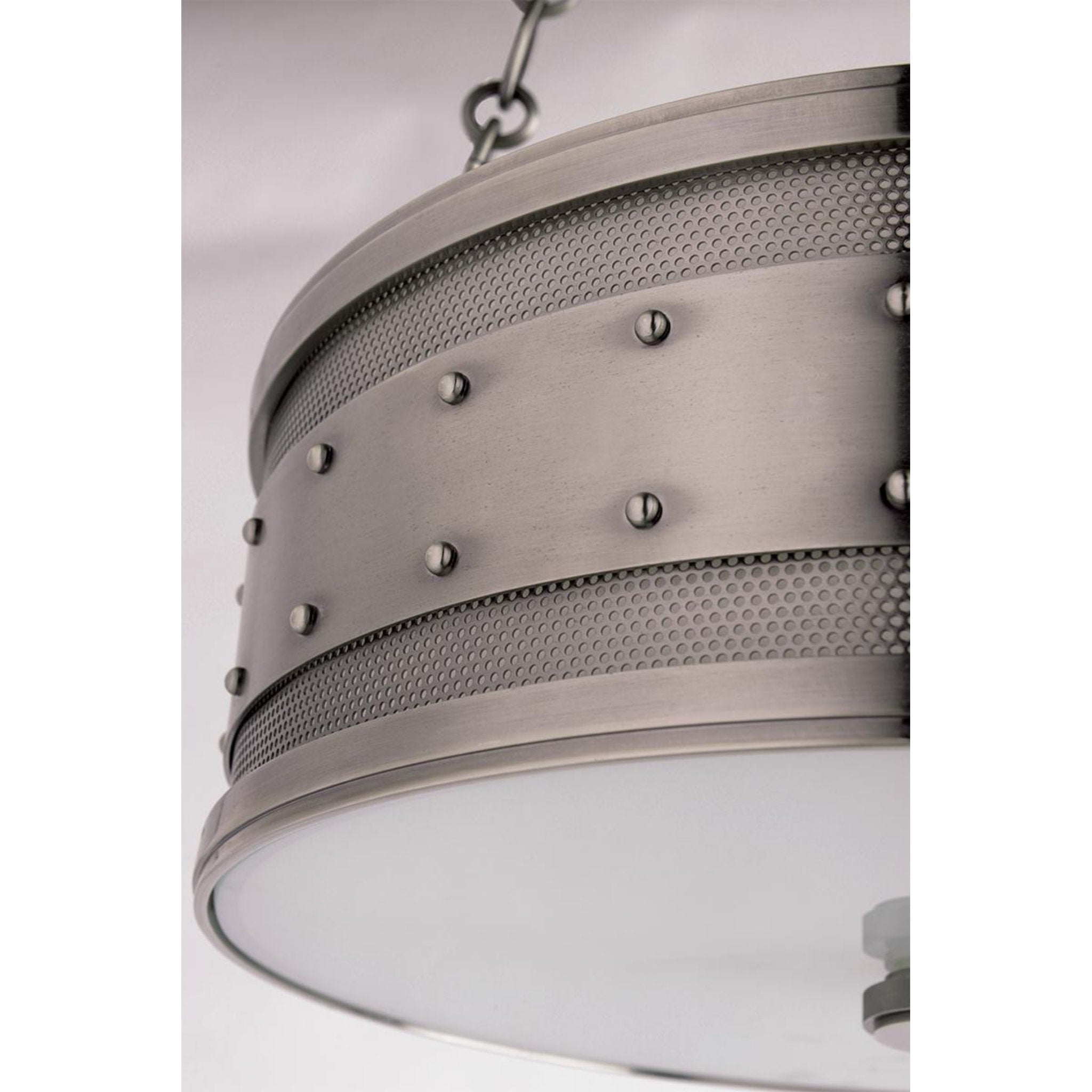Gaines 6-Light Chandelier in Historic Nickel 30L x 30W x 7H