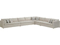Colony Beige Upholstered Sectional Sofa