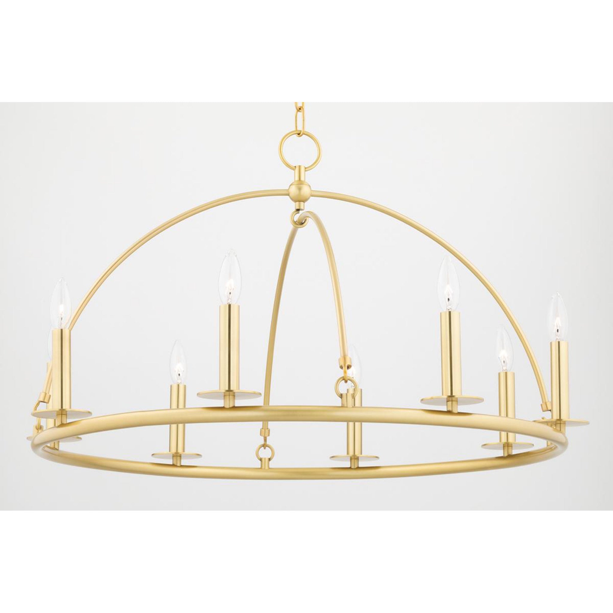 Howell 20-Light Chandelier in Aged Brass 47L x 47W x 42.25H