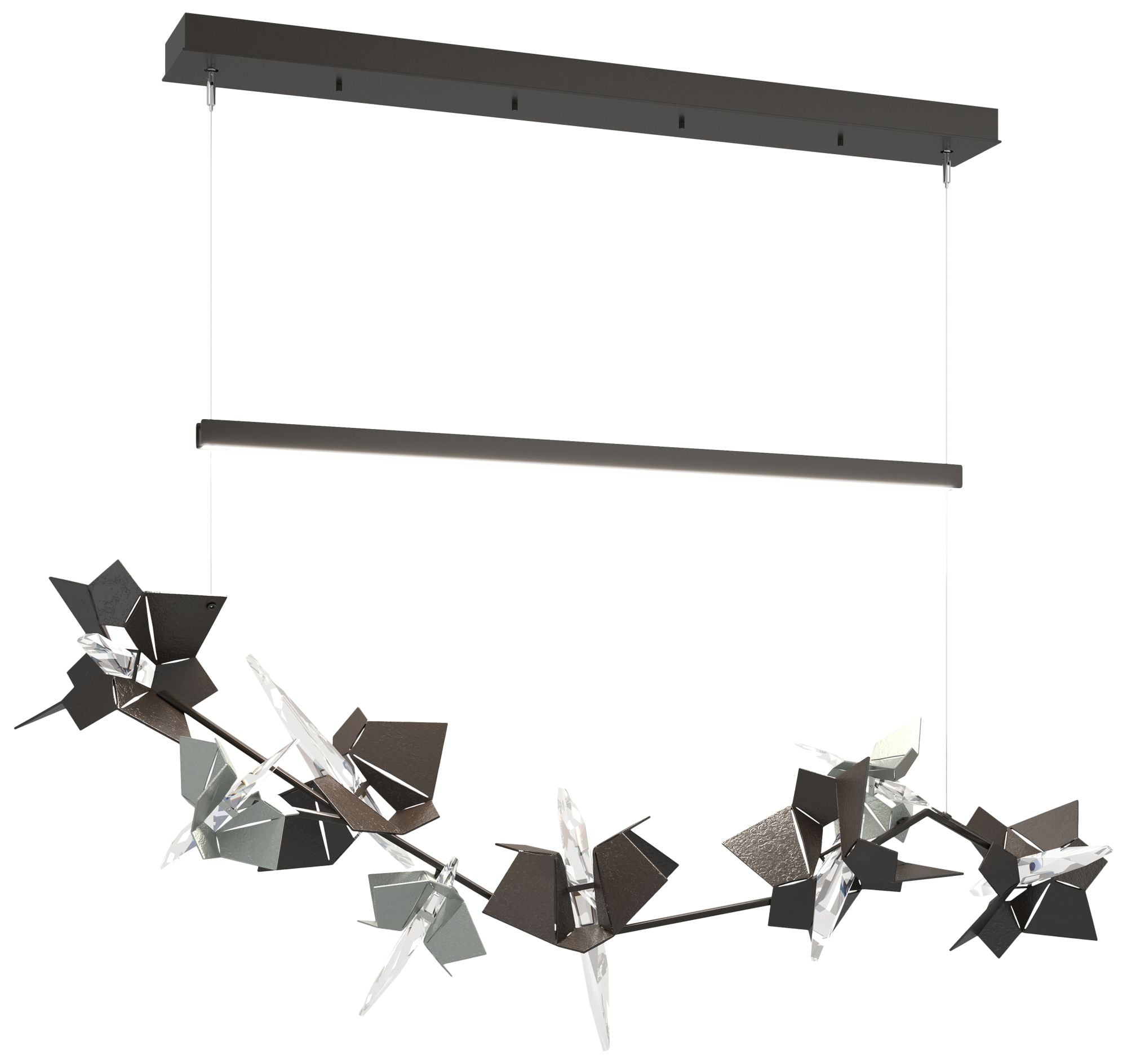 Belladonna 50.3"W Accented Oil Rubbed Bronze Standard LED Pendant