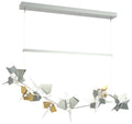 Belladonna 50.3"W Modern Brass Accented Standard LED Pendant