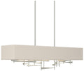 Cavaletti 42" Wide Sterling Long Pendant With Flax Shade