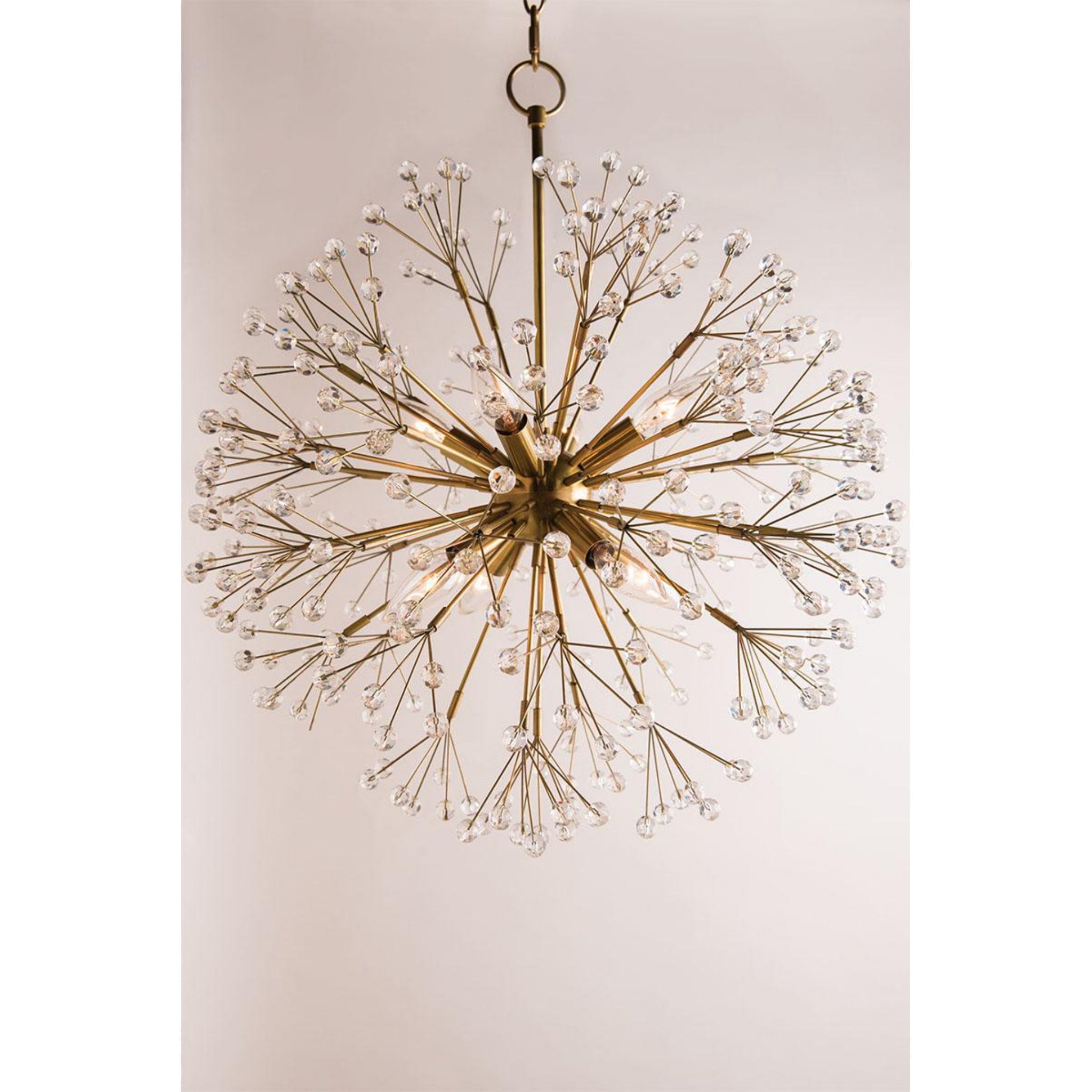 Dunkirk 10-Light Chandelier in Polished Nickel 30L x 30W x 29H