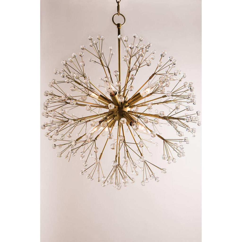 Dunkirk 16-Light Chandelier in Polished Nickel 40L x 40W x 40H