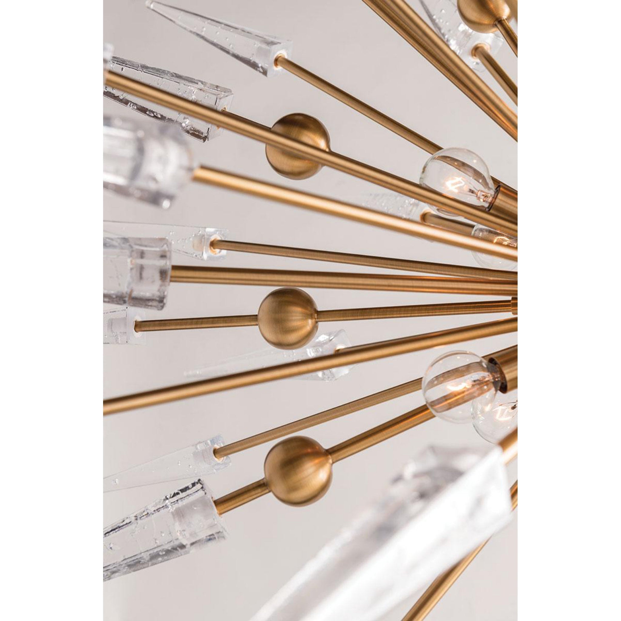 Sparta 18-Light Chandelier in Polished Nickel 48L x 48W x 48H