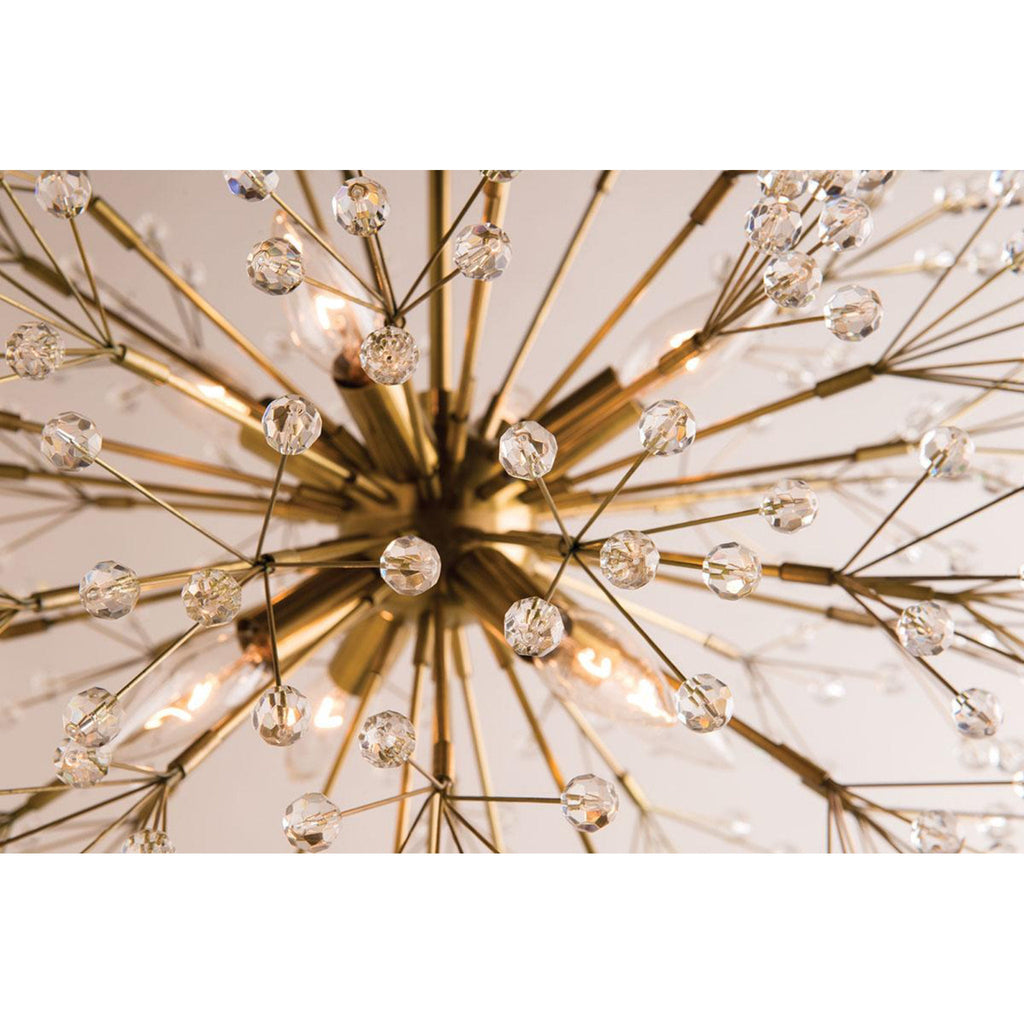 Dunkirk 16-Light Chandelier in Polished Nickel 40L x 40W x 40H