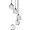 Hammerton Studio Terra 23" Wide Artisan Crafted Optic Glass 5 Light Pendant