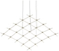 Constellation Aquarius Medius 121.75" Wide Satin Nickel Pendant