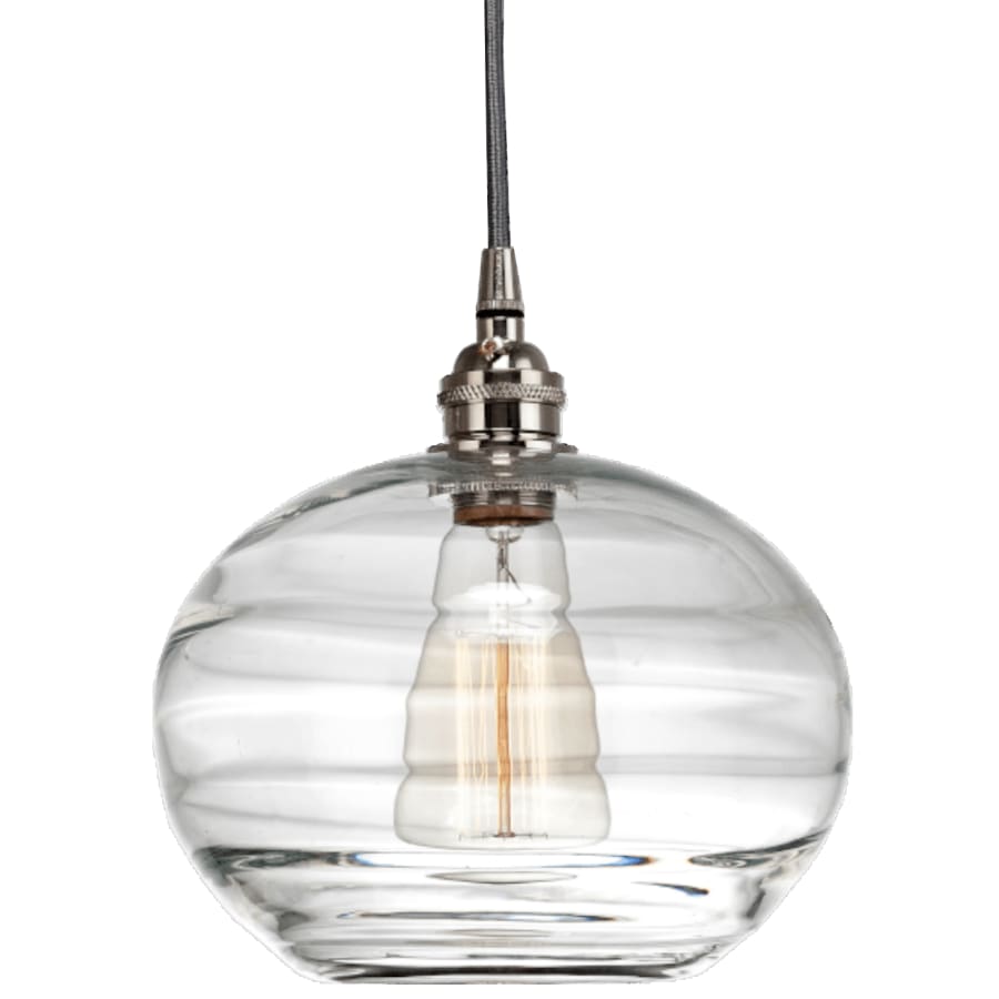 Hammerton Studio Coppa 22" Wide Artisan Crafted Optic Glass 5 Light Pendant