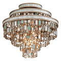 Corbett Lighting Dolcetti 3 Light 18" Wide Flush Mount Ceiling Fixture with Glass Shade