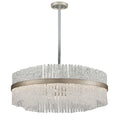 Corbett Lighting Chime 8 Light 36" Chandelier with Hand-Crafted Iron