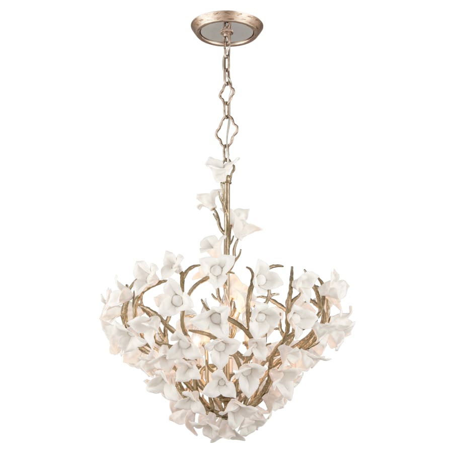 Corbett Lighting Lily 6 Light Dining Pendant with Hand-Crafted Iron