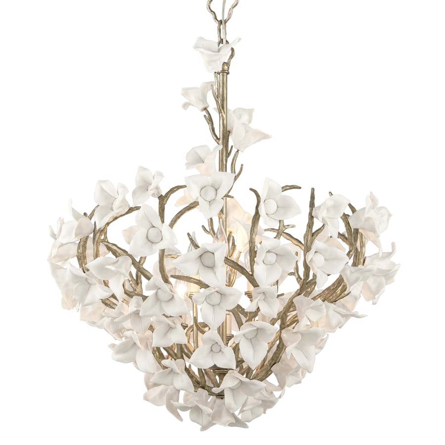Corbett Lighting Lily 6 Light Dining Pendant with Hand-Crafted Iron