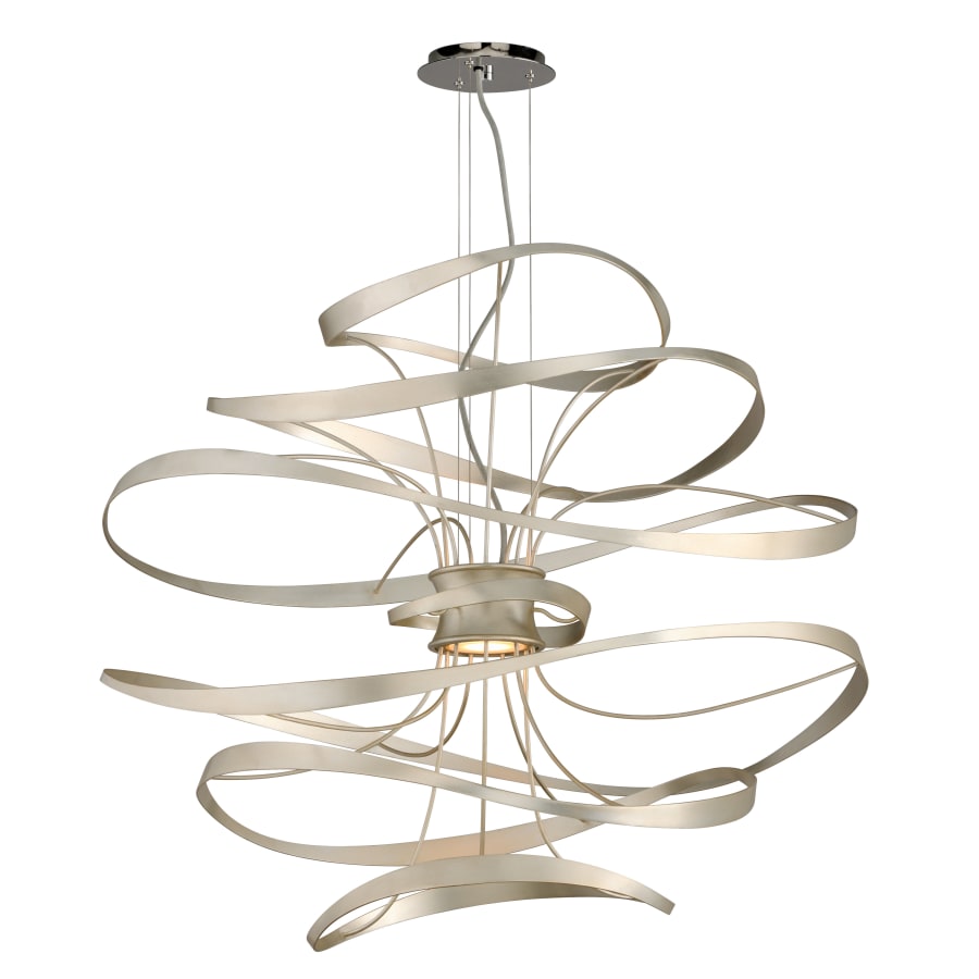 Corbett Lighting Calligraphy 2 Light 34" LED Pendant with Hand-Crafted Iron