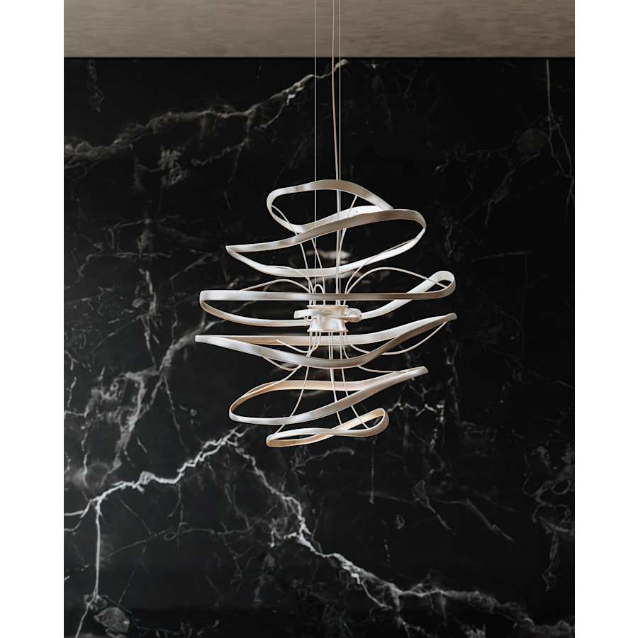 Corbett Lighting Calligraphy 2 Light 34" LED Pendant with Hand-Crafted Iron