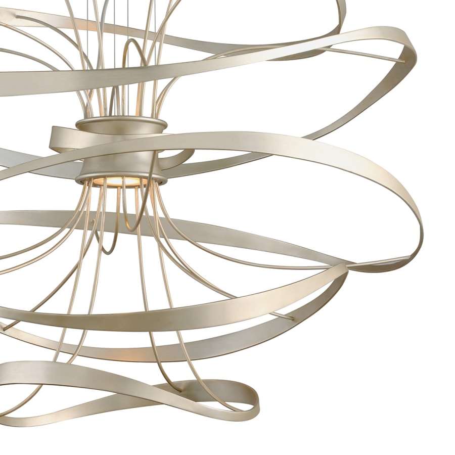Corbett Lighting Calligraphy 2 Light 42" LED Pendant with Hand-Crafted Iron