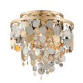 Corbett Lighting Ambrosia 3 Light 18" Wide Flush Mount Ceiling Fixture with Crystal Accents