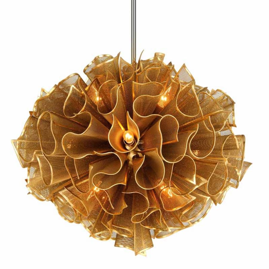 Corbett Lighting Pulse 12 Light 30-3/8" Wide Sputnik Chandelier