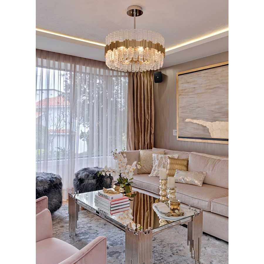 Corbett Lighting Ciro 8 Light 27-1/4" Wide Pendant with Handmade Glass Shade