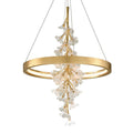 Corbett Lighting Jasmine Single Light 28" Wide LED Ring Chandelier