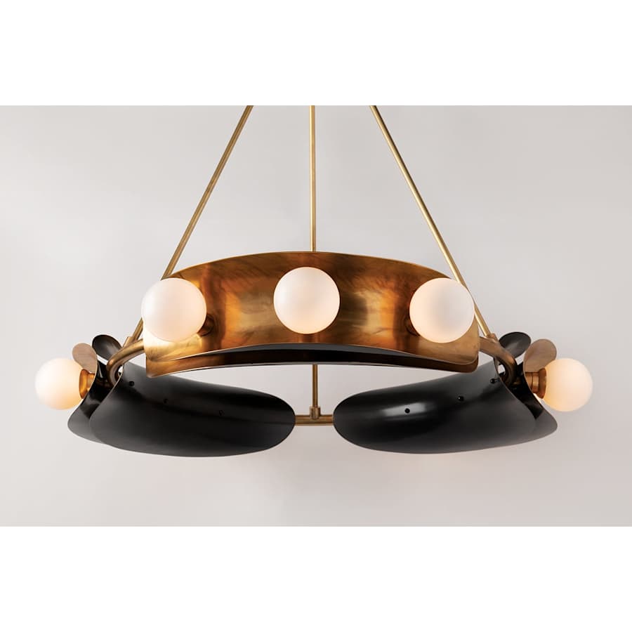 Corbett Lighting Hopper 9 Light 32" Wide Ring Chandelier