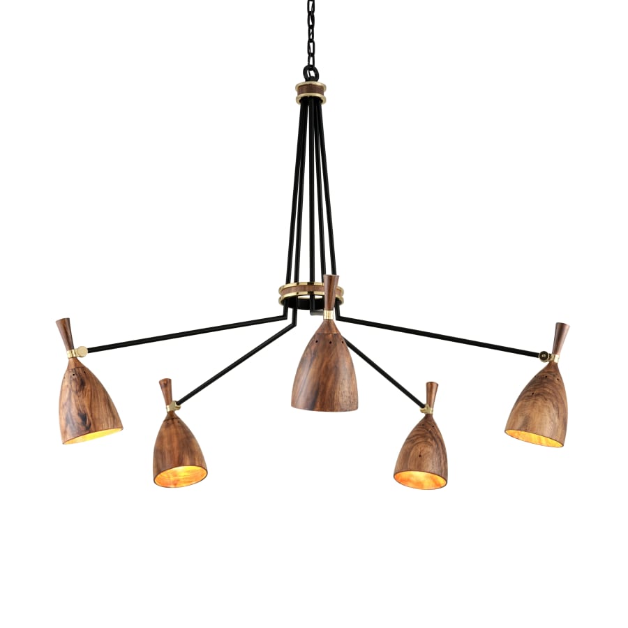 Corbett Lighting Utopia 5 Light 51" Wide LED Chandelier