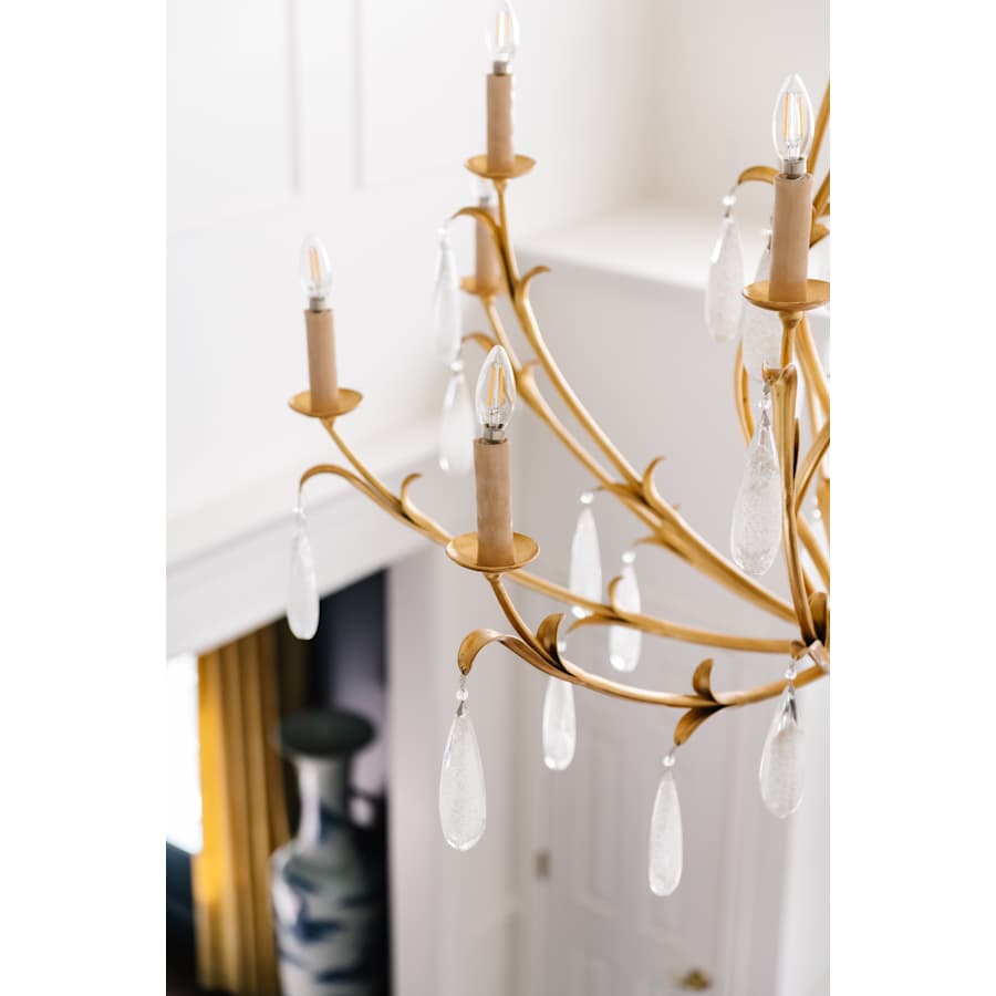 Corbett Lighting Prosecco 12 Light 46" Wide Crystal Chandelier