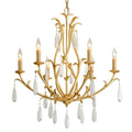 Corbett Lighting Prosecco 6 Light 30" Wide Crystal Chandelier