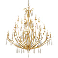 Corbett Lighting Prosecco 24 Light 60" Wide Crystal Candle Style Chandelier