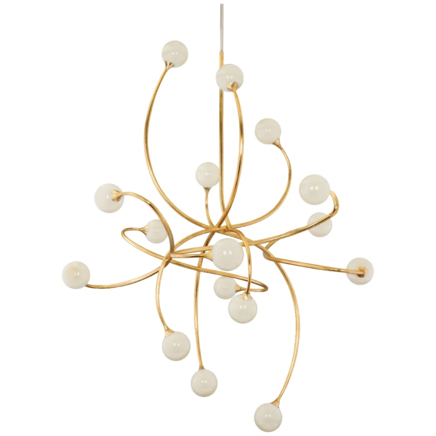 Corbett Lighting Signature 16 Light 56" Wide LED Abstract Chandelier