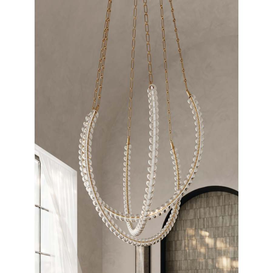 Corbett Lighting Celeste 48" Wide Abstract Chandelier