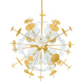 Corbett Lighting Gleason 9 Light 29" Wide Sputnik Chandelier