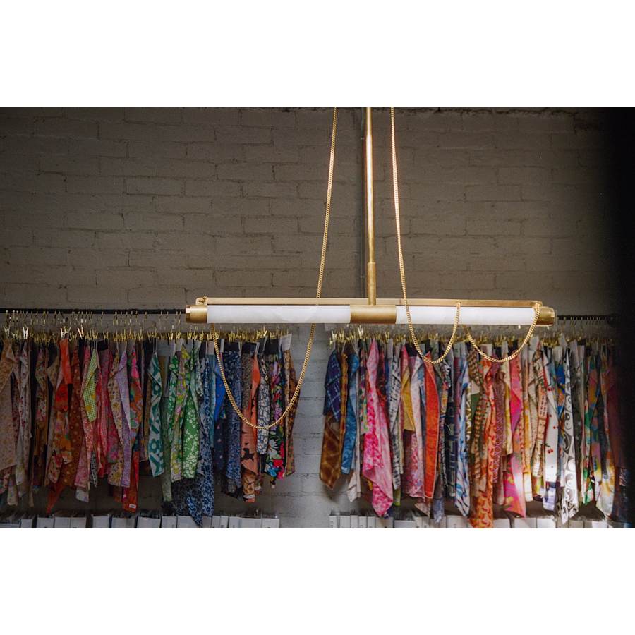 Corbett Lighting Lariat 48" Wide LED Linear Pendant
