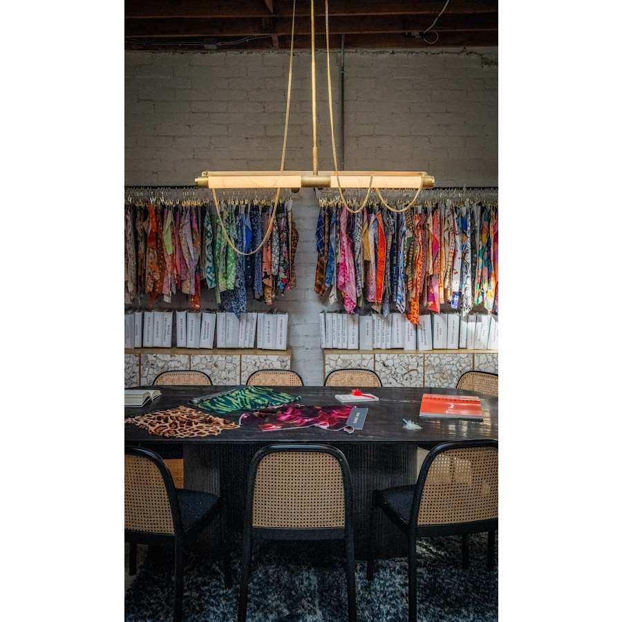 Corbett Lighting Lariat 48" Wide LED Linear Pendant