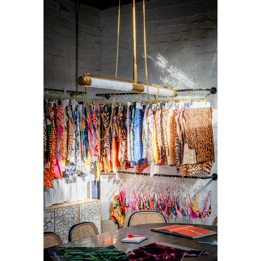 Corbett Lighting Lariat 48" Wide LED Linear Pendant