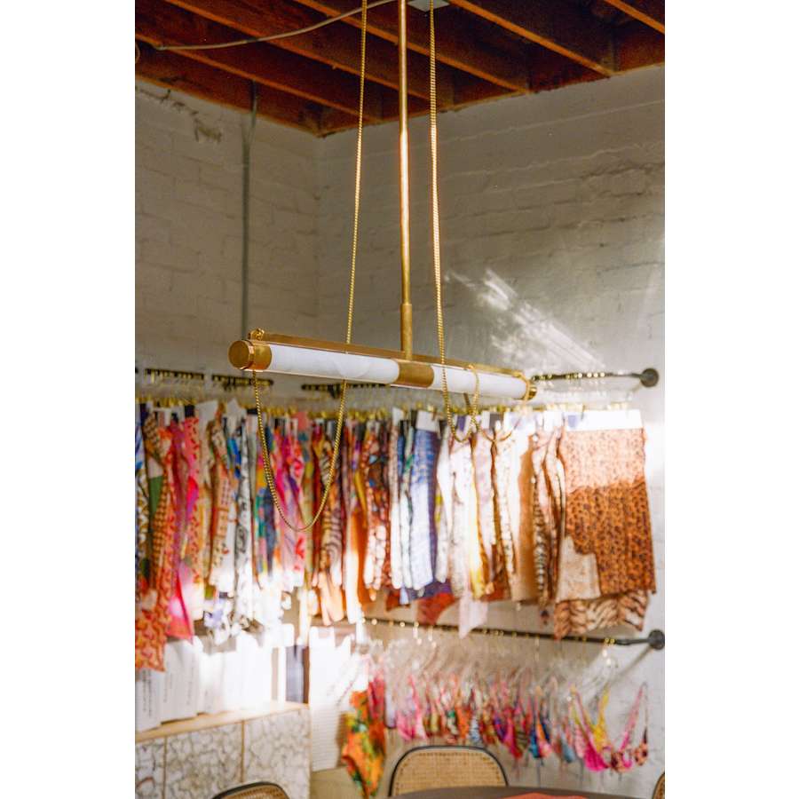 Corbett Lighting Lariat 48" Wide LED Linear Pendant