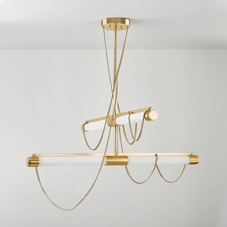 Corbett Lighting Lariat 48" Wide LED Linear Chandelier