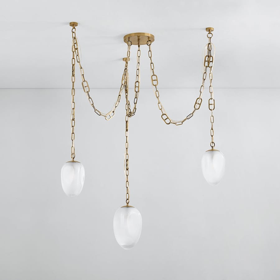 Corbett Lighting Daith 3 Light 48" Wide Multi Light Pendant