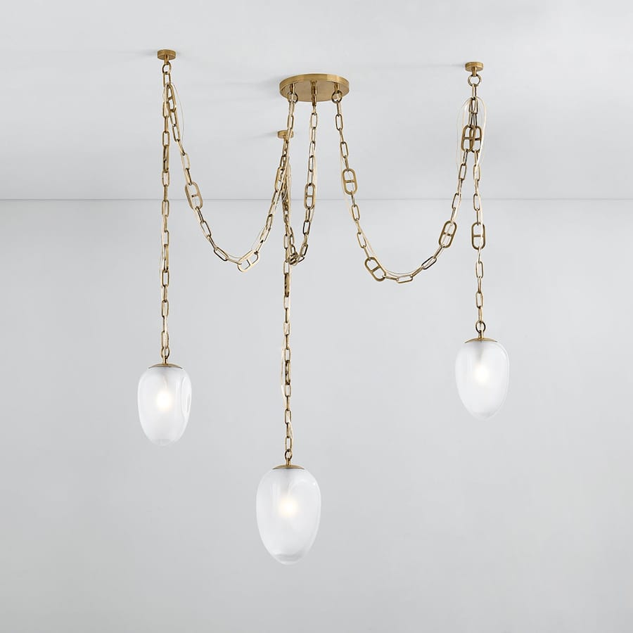 Corbett Lighting Daith 3 Light 48" Wide Multi Light Pendant