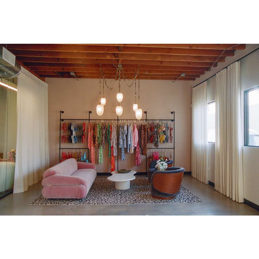 Corbett Lighting Daith 6 Light 61" Wide Multi Light Pendant
