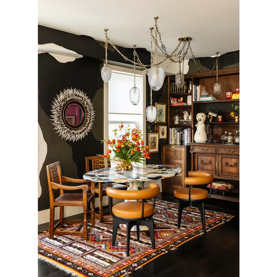 Corbett Lighting Daith 6 Light 61" Wide Multi Light Pendant