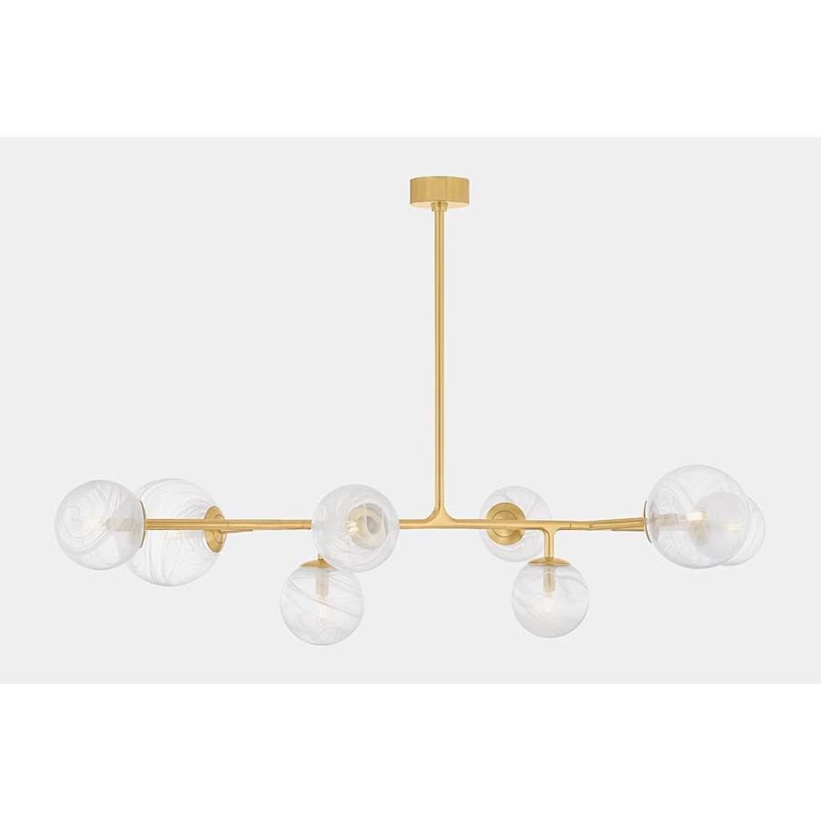 Corbett Lighting Glasgow 8 Light 22" Wide Linear Pendant