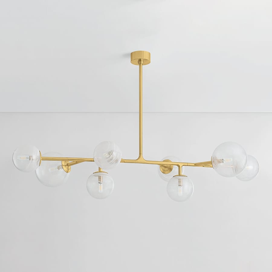 Corbett Lighting Glasgow 8 Light 22" Wide Linear Pendant