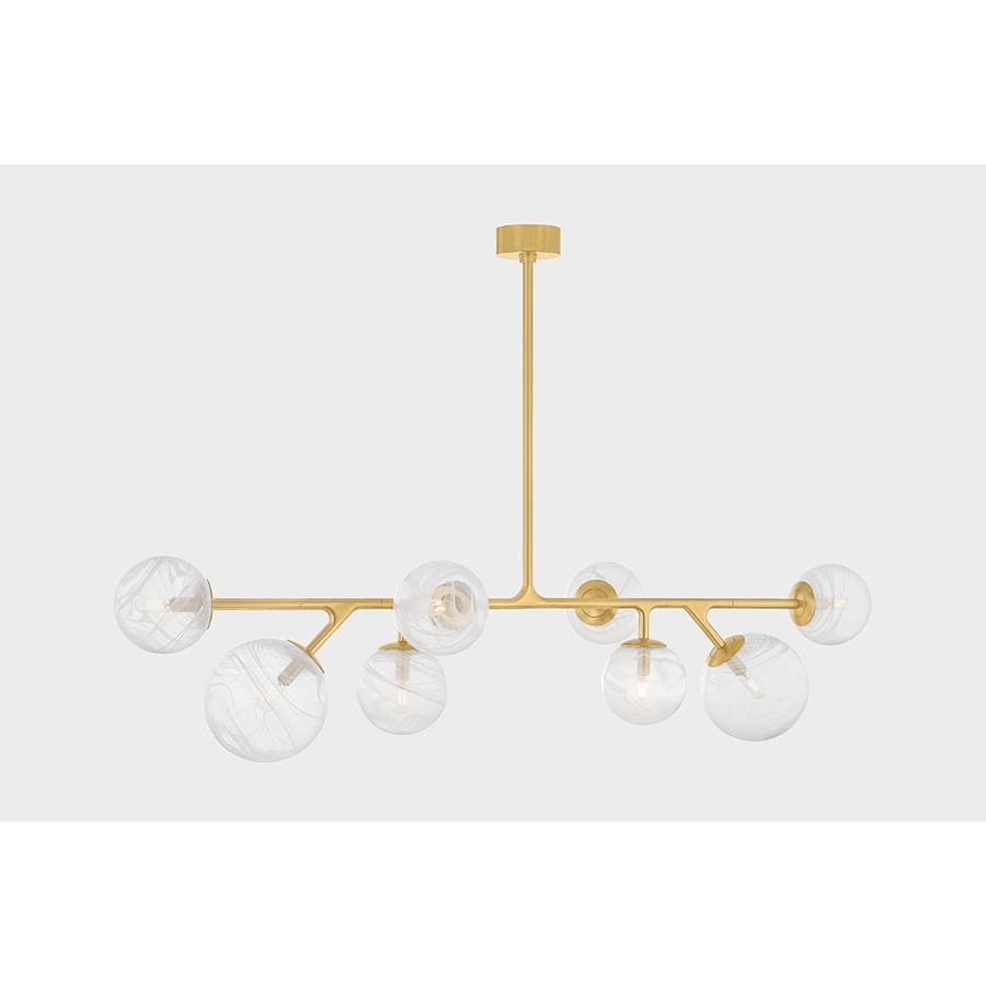 Corbett Lighting Glasgow 8 Light 22" Wide Linear Pendant