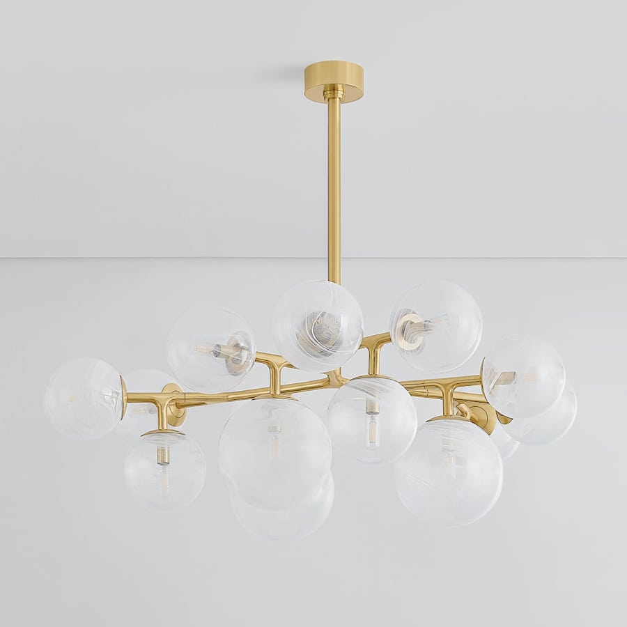 Corbett Lighting Glasgow 15 Light 46" Wide Chandelier