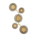 Corbett Lighting Birmingham 40" Tall LED Wall Sconce with Piastra Glass Shades