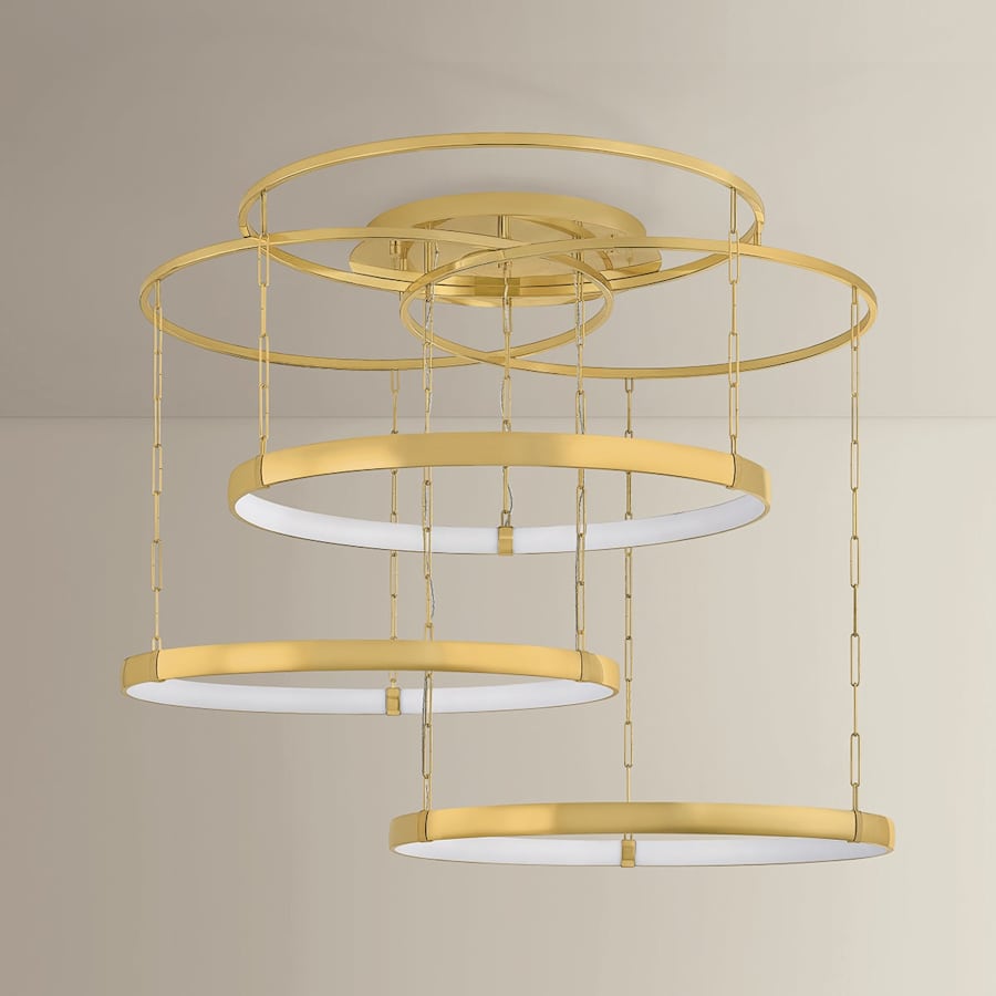 Corbett Lighting Chiasso 56" Wide LED Multi Light Pendant
