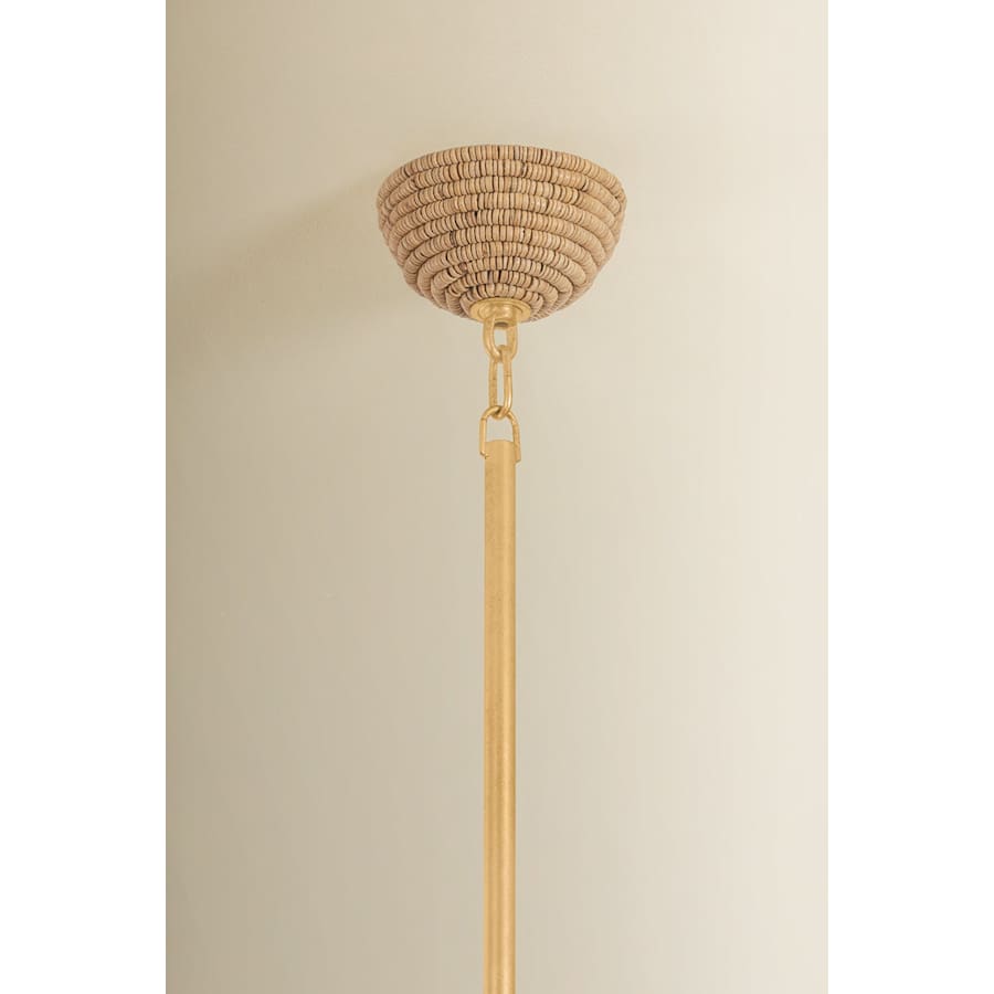 Corbett Lighting Varanasi 14 Light 30" Wide Pendant with Coco Bead Shades