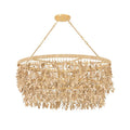 Corbett Lighting Naxos 9 Light 20" Wide Waterfall Chandelier with Hanging Coco Shells